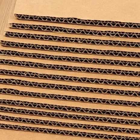 Papan Bergelombang BE-Flute Tinggi Mampatan Dinding Berkembar